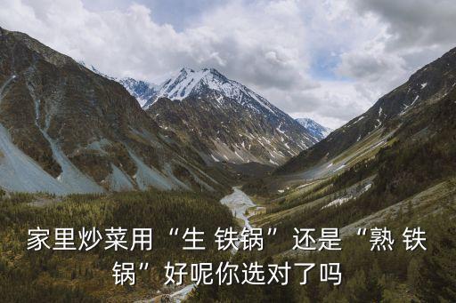 生鐵鍋好還是熟鐵鍋好,鐵鍋和熟鐵鍋哪個好?