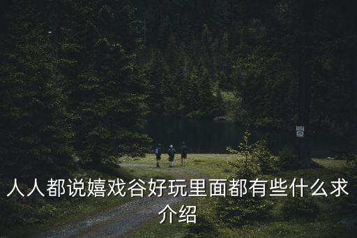 人人都說嬉戲谷好玩里面都有些什么求介紹