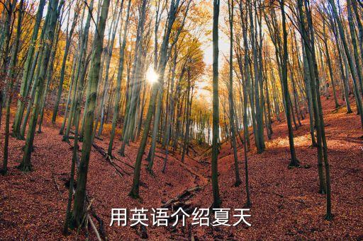 用英語介紹夏天