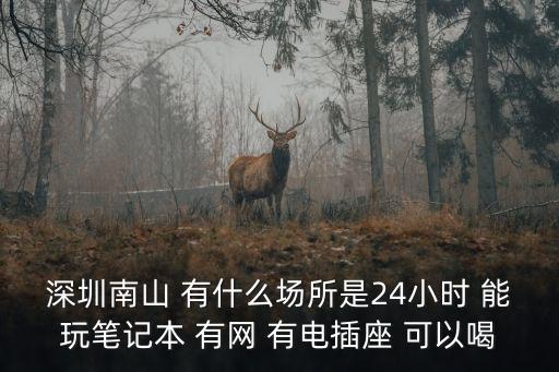 深圳南山 有什么場所是24小時 能玩筆記本 有網 有電插座 可以喝
