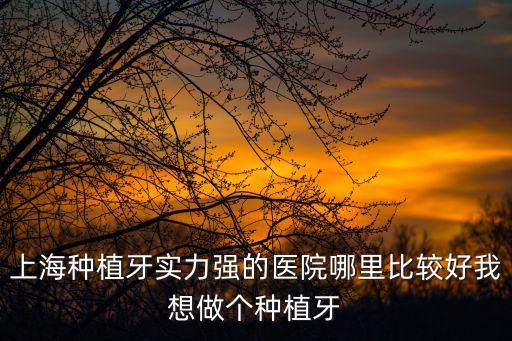 上海市圃盒植急，上海市種植牙醫(yī)院種植牙醫(yī)院去哪家