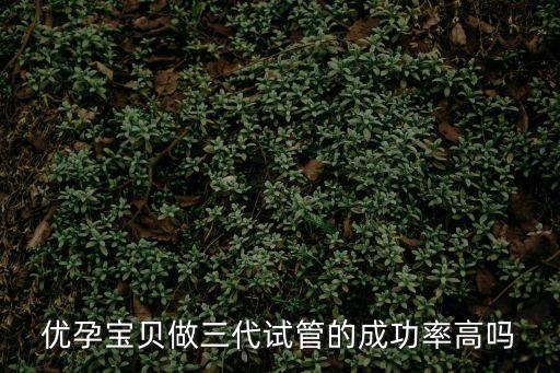 優(yōu)孕寶貝做三代試管的成功率高嗎