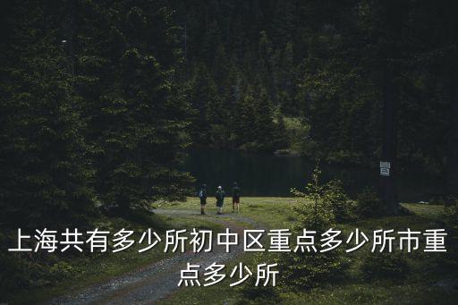 上海市市重點(diǎn)比例，上海共有多少所初中區(qū)重點(diǎn)多少所市重點(diǎn)多少所