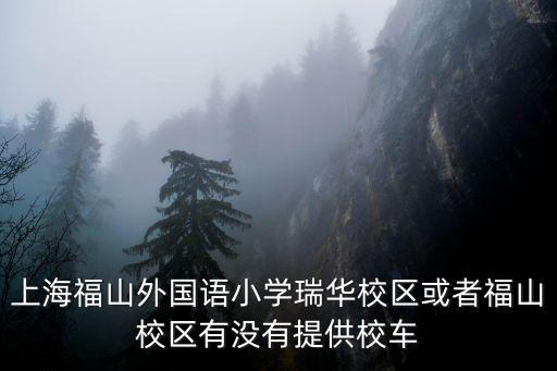 上海市有社會校車嗎，上海市回民中學(xué)有校車嗎