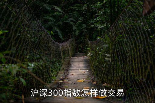 深圳指標怎么交易系統，滬深300指數怎樣做交易