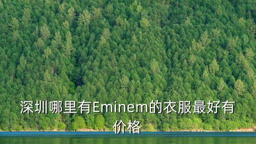 深圳哪里有Eminem的衣服最好有價格