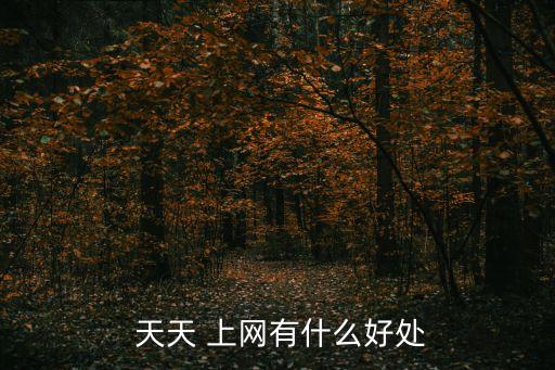天天上網,天天上網好嗎?對身體有啥害處?