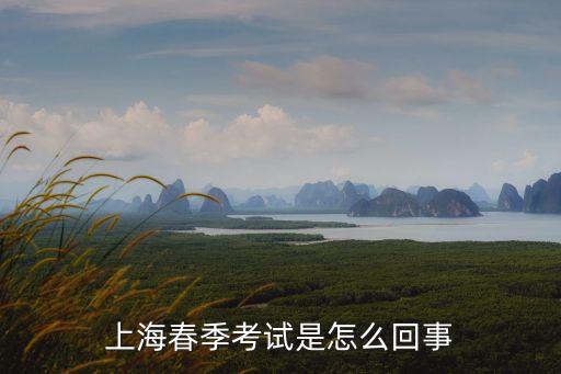 上海春季考試是怎么回事