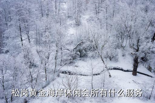 松崗黃金海岸休閑會所有什么服務