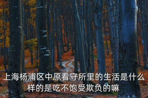 上海市看守所內(nèi)的情況，上海楊浦區(qū)看守所的日常生活是什么樣子的里面睡覺有被子嗎  搜