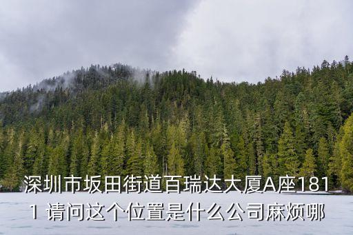 深圳市陸星實業，深圳市福田區深南中路6011號NEO大廈A座11樓I單元是什么公司
