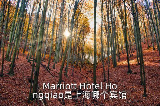 Marriott Hotel Hongqiao是上海哪個賓館