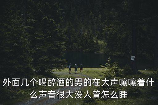外面幾個(gè)喝醉酒的男的在大聲嚷嚷著什么聲音很大沒(méi)人管怎么睡