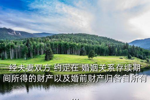 約定婚姻