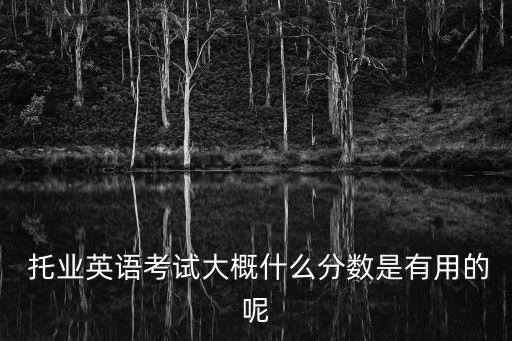 托業成績