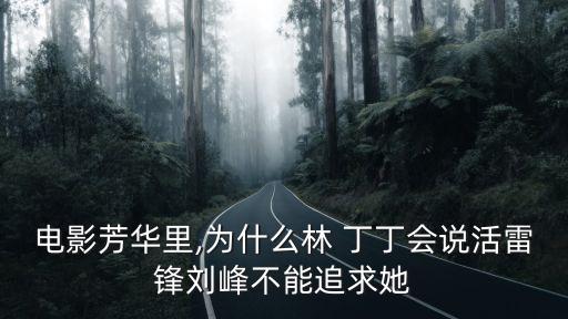 電影芳華里,為什么林 丁丁會說活雷鋒劉峰不能追求她