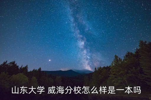 山東大學威海校區,山東大學威海校區有何差別?