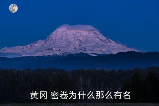 黃岡密卷,黃岡密卷為什么那么有名?