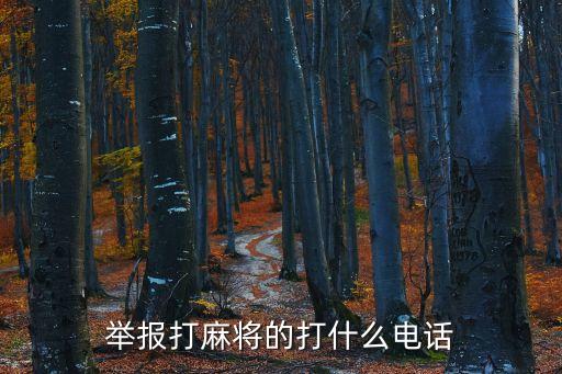 東莞橫瀝舉報(bào)打麻將電話，舉報(bào)打麻將的打什么電話