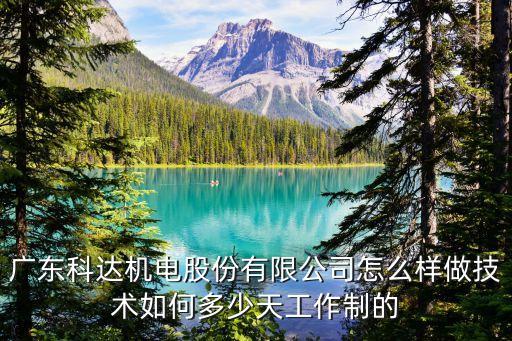 廣州科達(dá)機(jī)電，你們認(rèn)為廣東科達(dá)機(jī)電股份有限公司怎么樣啊