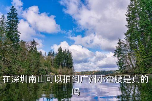 深圳拍到廣州塔，在深圳南山可以拍到廣州小蠻腰是真的嗎