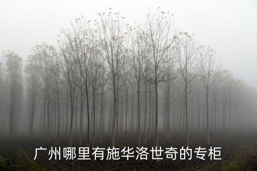 廣州哪里有施華洛世奇的專柜