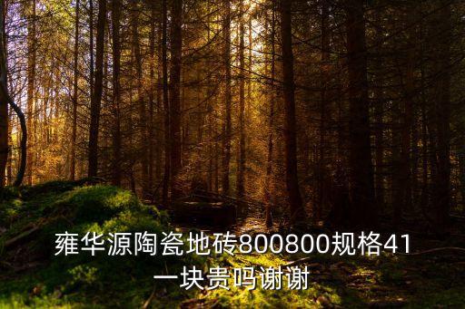 雍華源陶瓷地磚800800規格41一塊貴嗎謝謝