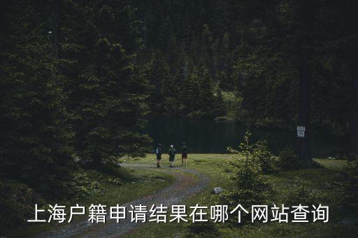 上海市落戶結果如何查詢，上海戶籍申請結果在哪個網站查詢