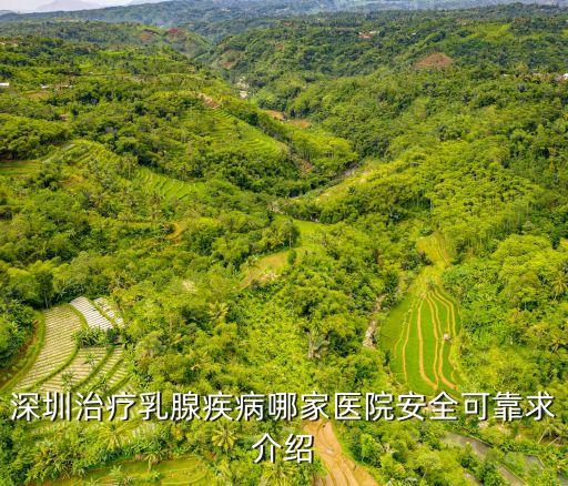 乳腺癌深圳哪個醫院好，深圳治療乳腺疾病哪家醫院安全可靠求介紹