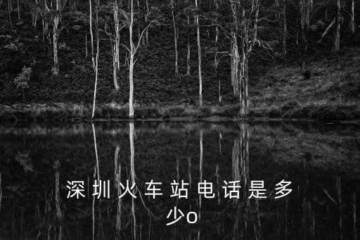 深 圳 火 車 站 電 話 是 多 少o