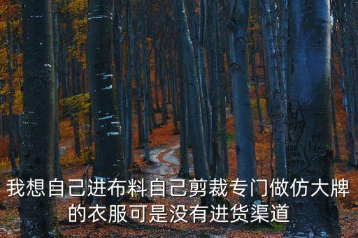 高仿衣服廣州進貨渠道，請問廣州哪里有批發品牌精仿的衣服啊
