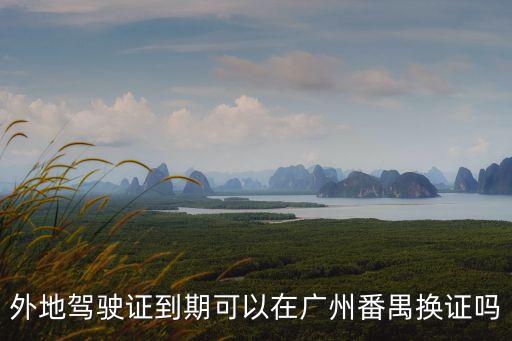 外地駕駛證到期可以在廣州番禺換證嗎