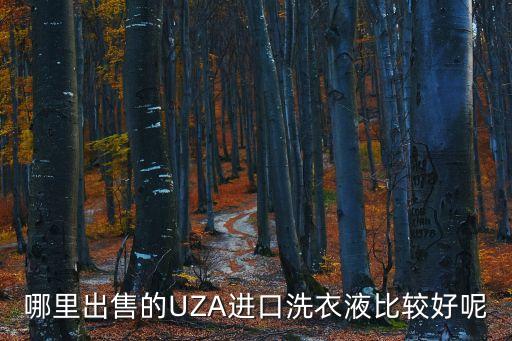 廣州詩涵洗衣液，哪里出售的UZA進口洗衣液比較好呢