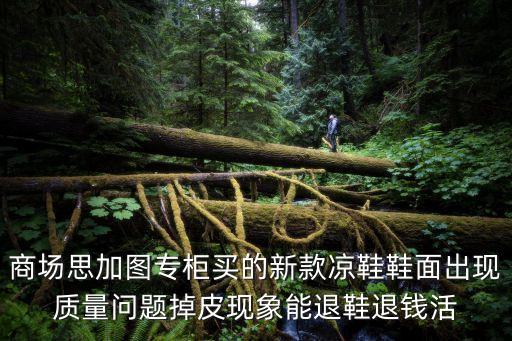 深圳羅湖思加圖專柜，商場思加圖專柜買的新款涼鞋鞋面出現質量問題掉皮現象能退鞋退錢活