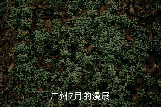 廣州7月的漫展