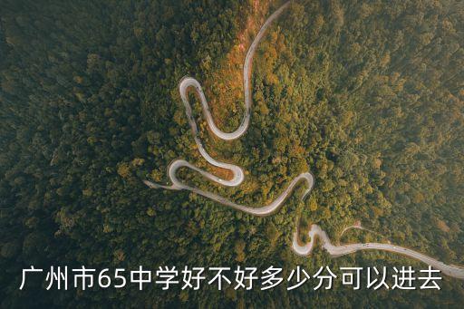廣州六十五中學高考，考上廣州市的65中學要幾分才可以考上