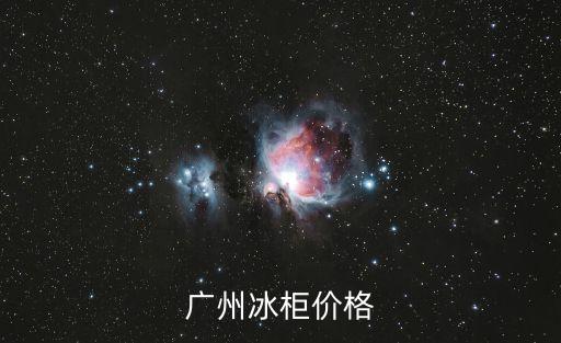 廣州冰柜價格