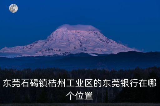 東莞石碣桔洲工業(yè)園，東莞石碣汽車站到桔洲工業(yè)區(qū)如何坐車