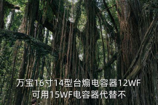 萬寶16寸14型臺煽電容器12WF可用15WF電容器代替不