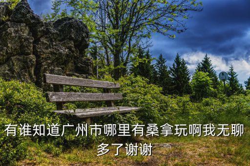 有誰知道廣州市哪里有桑拿玩啊我無聊多了謝謝