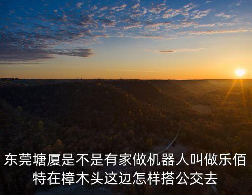 東莞塘廈是不是有家做機(jī)器人叫做樂(lè)佰特在樟木頭這邊怎樣搭公交去