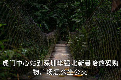 虎門中心站到深圳華強(qiáng)北新曼哈數(shù)碼購物廣場怎么坐公交