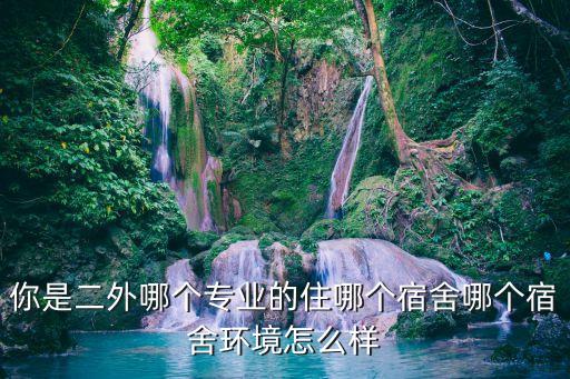 廣州二外學校宿舍，廣州2A學校的宿舍和環境條件哪個比較好