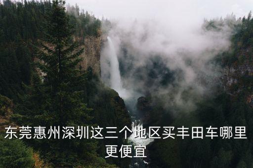 東莞龍華豐田最新降價，LOONGWAH MOTORS是什么