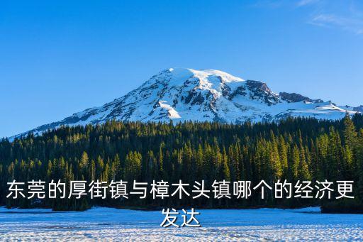 東莞樟木頭快餐新聞，東莞樟木頭有沒有一個地方叫地王的