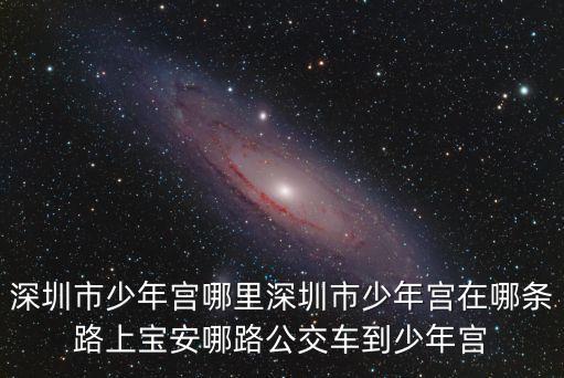 深圳市少年宮哪里深圳市少年宮在哪條路上寶安哪路公交車到少年宮