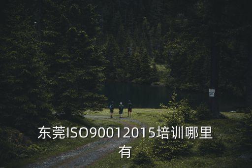 東莞ISO90012015培訓哪里有