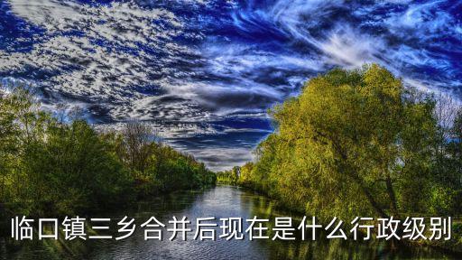 臨口鎮(zhèn)三鄉(xiāng)合并后現(xiàn)在是什么行政級別