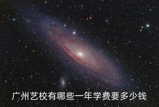 廣州藝術的學費是多少錢，廣州藝校學費多少