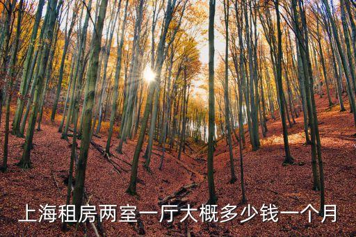 上海租房兩室一廳大概多少錢一個月
